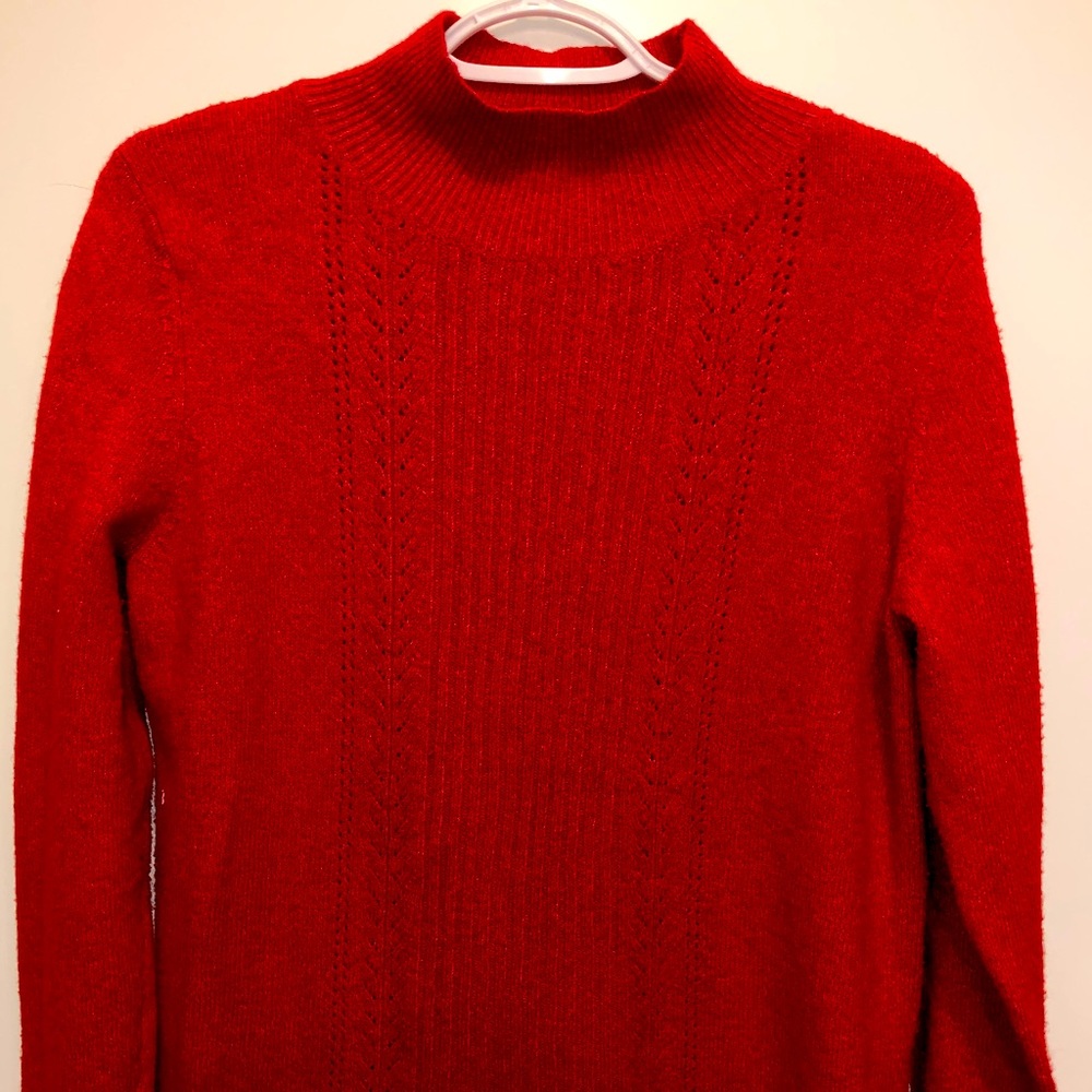 Old Navy Bright Red Sweater